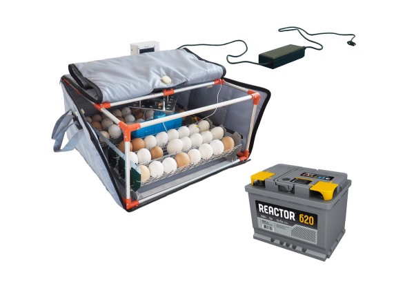 Egg incubator Broody Micro Battery - Incubator with battery, incubator with backup power